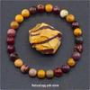Jingde Jewelry Natural Agate Bracelet: Single-Loop Crystal Stone for Men and Women