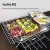 Yipan Edelstahl BBQ-Grill mit Werkzeugsatz