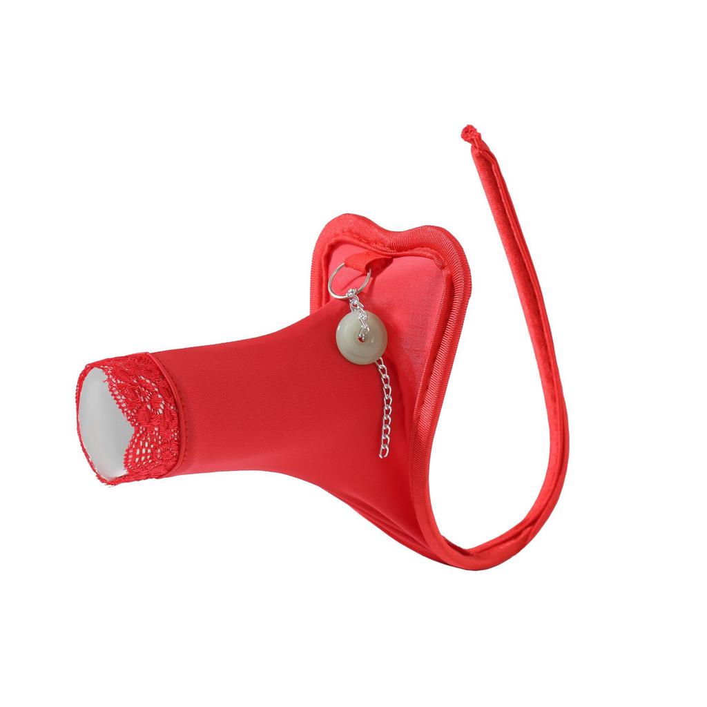 Men's Fun Panties National Style Chain Design Perspective Men's C-Pants Charming Sexy Men's Underwear Batch