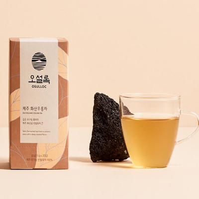 Traditioneller koreanischer Tee, vulkanischer Oolong-Tee aus Osulloc Jeju (Teebeutel aus Papier) 20St