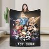 Lady Gaga Mayhem Album Super Warm Blanket Travel Plush Throw Blanket Novelty Couch Chair Flannel Bedspread Sofa Bed Cover