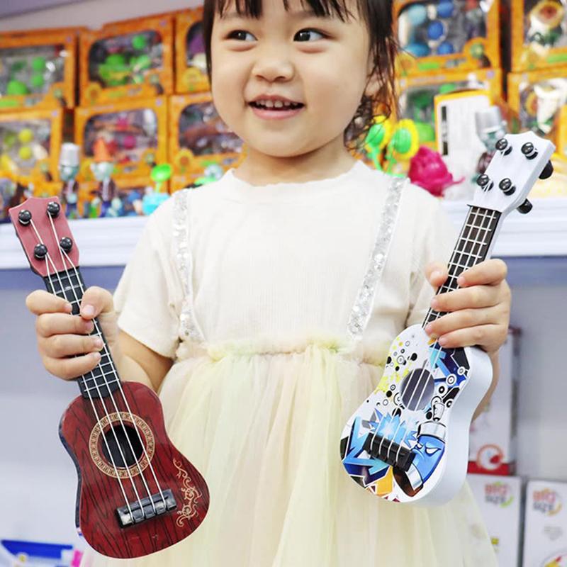 1Pc 4 String Mini Guitarra Musical Gifts Instruments Early Education Toys For Beginners Kids Children 21 Inch Ukulele