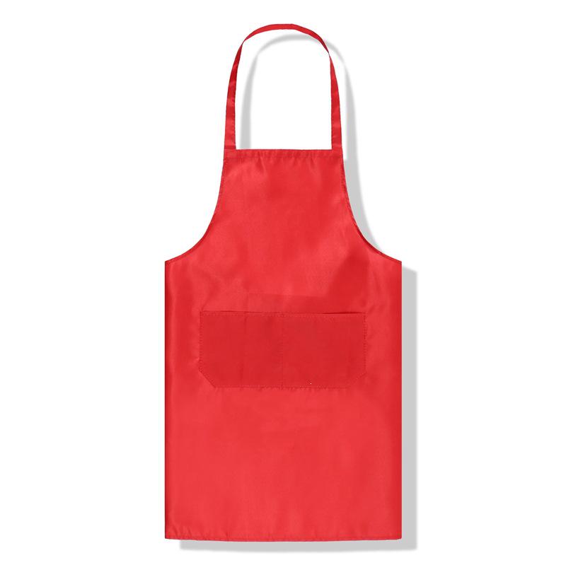 Sichuan Coffee Color 200g Waterproof Polyester Kitchen Apron with Single Shoulder Neck Strap (CFWQ10)