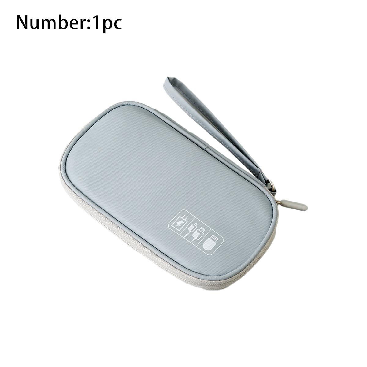 

Portable Cable Organizer Bag For Travel, Shockproof Earphone & Power Bank Storage Pouch, Wholesale Digital Accessories Case