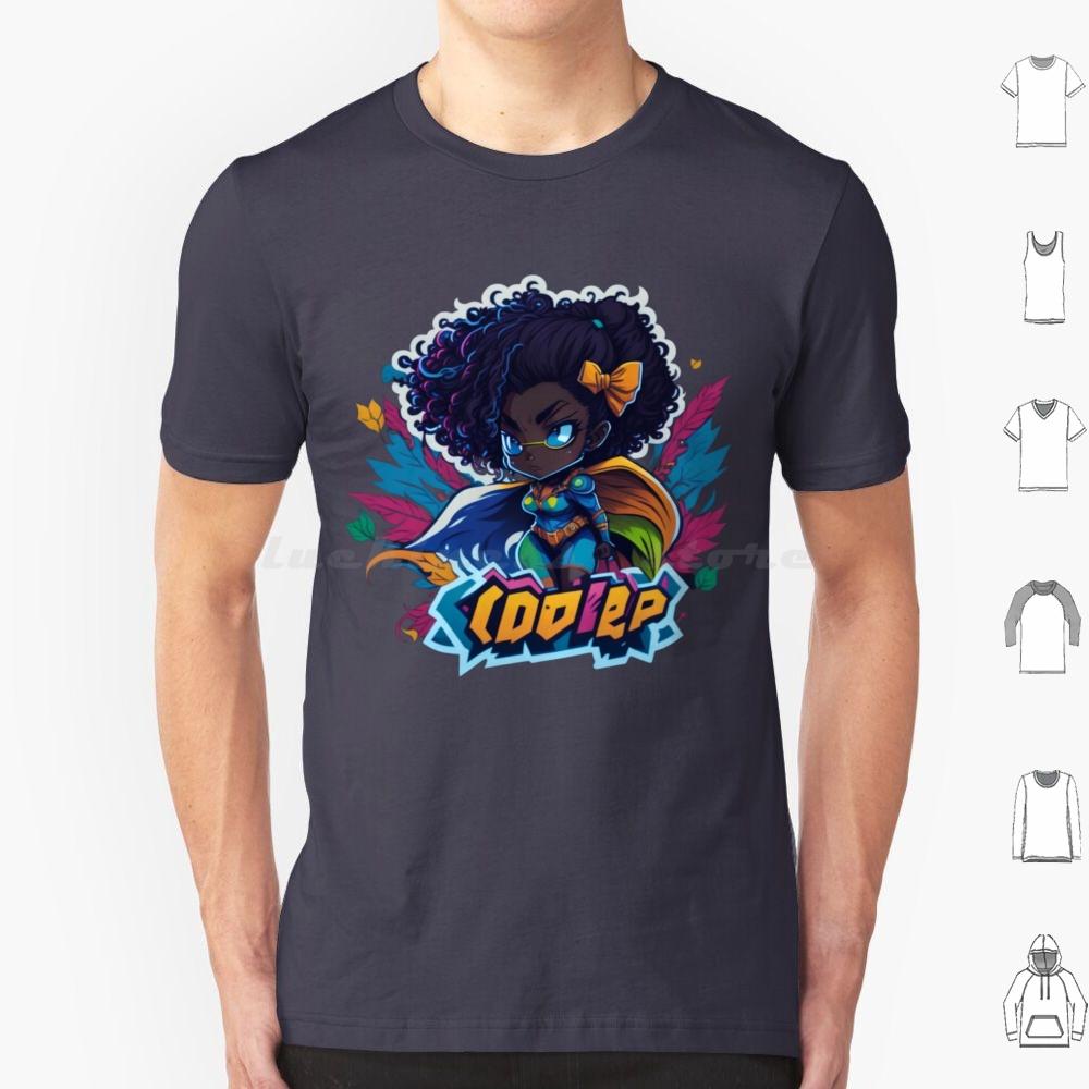 Its Miss Super Cool Black Superhero Tee T Shirt Cotton Men Women DIY Print Black Superhero Superhero African American Superhero S