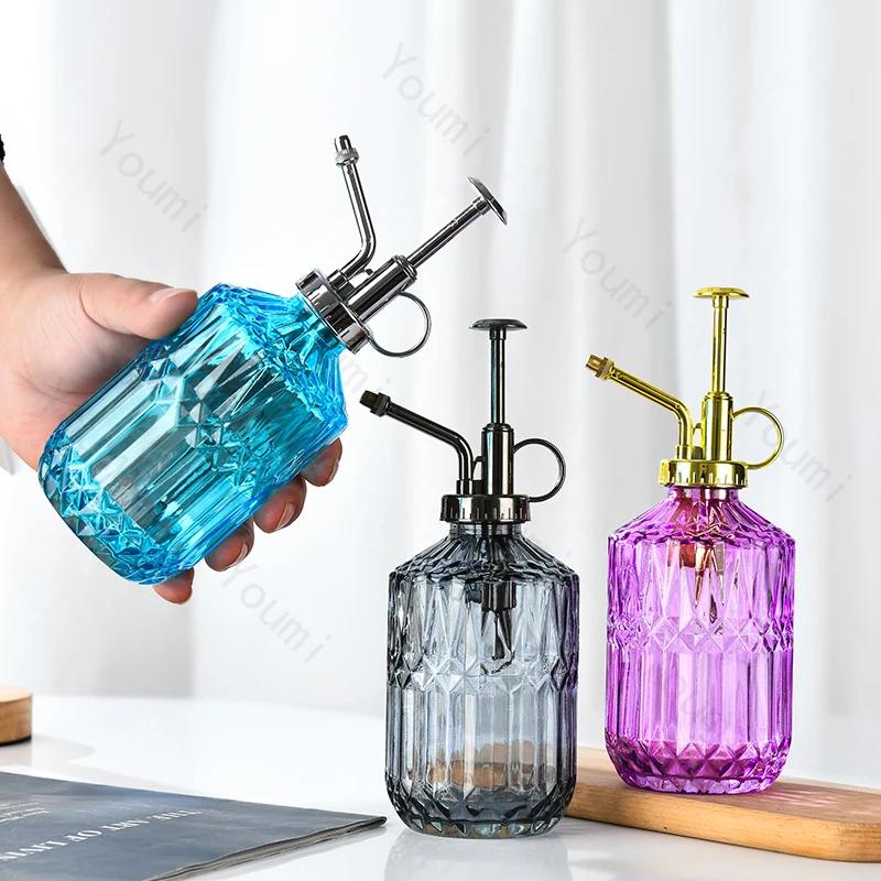 Retro Relief Sprayer Glass Bottle Gardening Home 400 ML Large Capacity Container Bottle Bathroom Decoration Sanitize Bottles