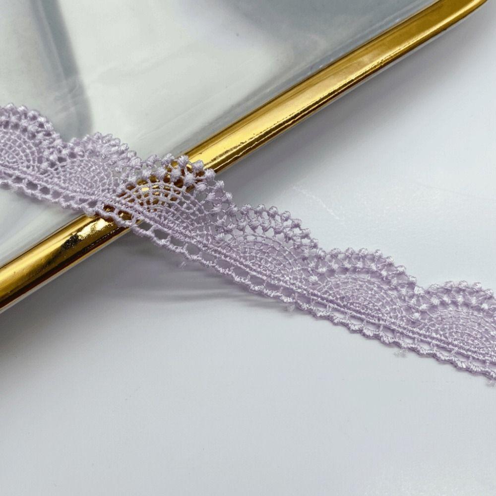 15 Yds Passamaneria in Pizzo Forma Semicircolare Accessori Fatti a Mano Pizzo Ricamato Scollatura Colletti