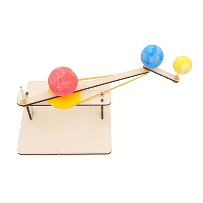 Earth, Moon, Sun, Three Spheres, Science and Technology Production 3D Model Celestial Orbiter Creative Teaching Aids