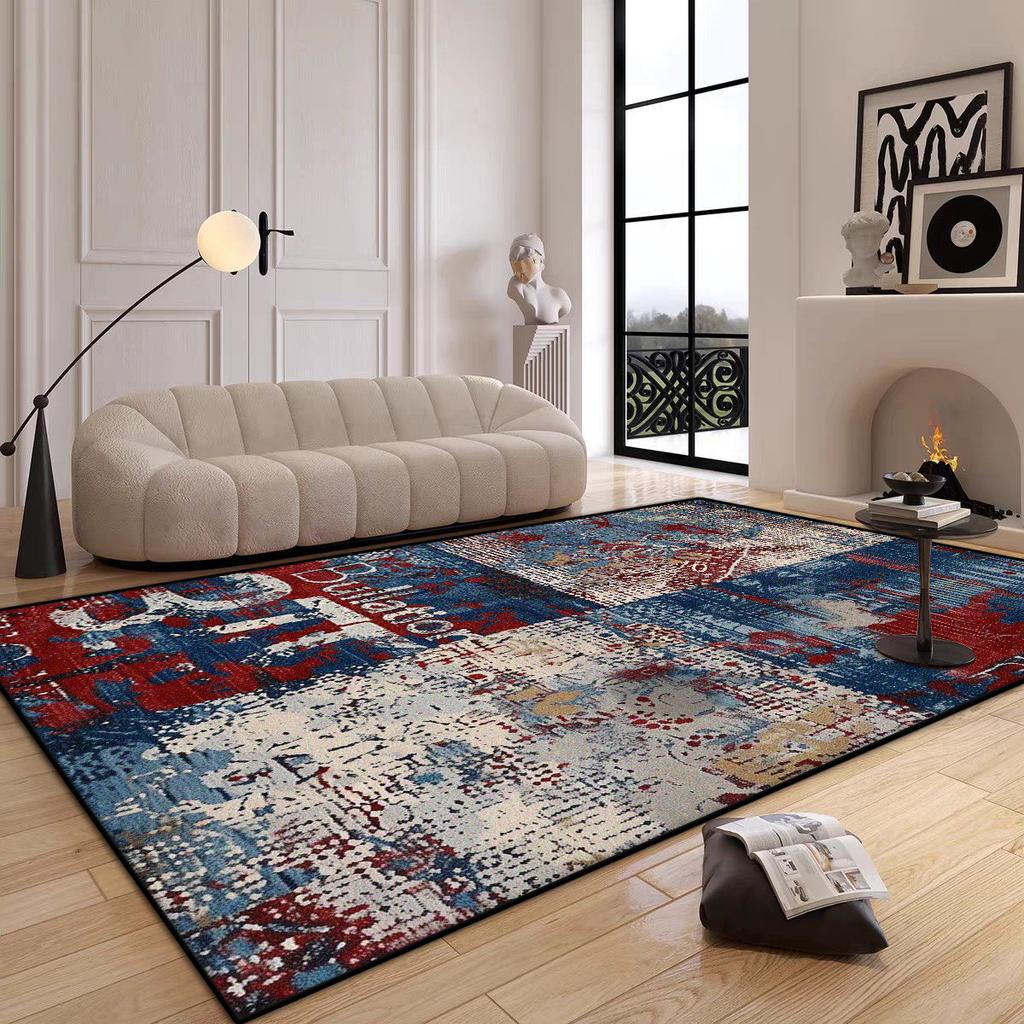 Tappeti Moderni di Lusso Grandi per Decorazione Soggiorno Tappeto Astratto Antiscivolo Tappeti per Camera da Letto Ingresso Tappetino Lavabile per Cucina