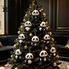 Christmas Countdown Calendar Panda Advent Calendars 2026, 2D Acrylic Cute Hanging Ornaments for Themed Party Favors Xmas Tree, 24 Days Calendar, Gifts