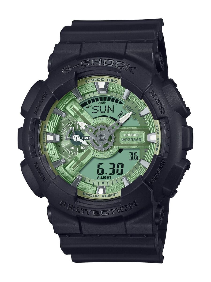 

Серия металлического циферблата [G-Shock] []GA-110CD-1A3JF зелёный