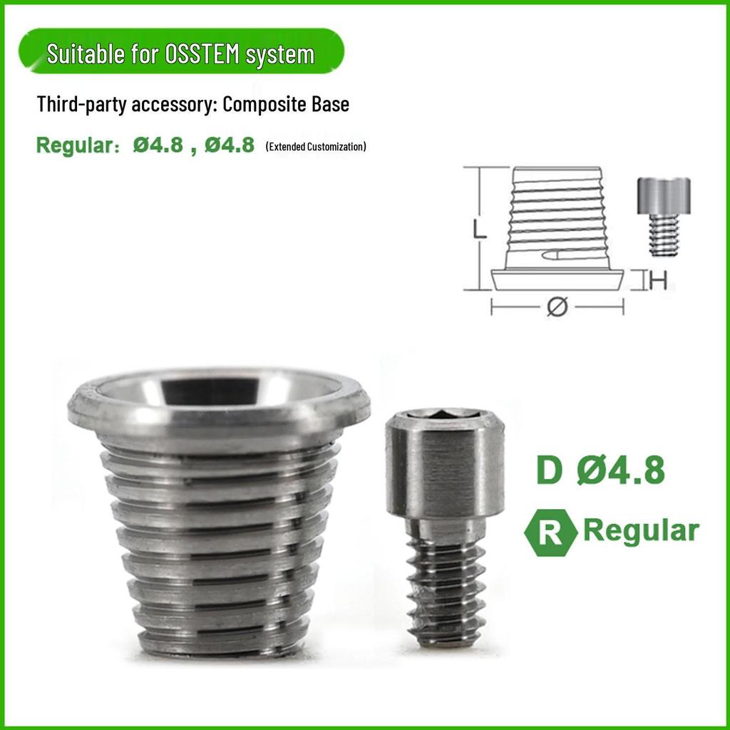 Certified Compatible OSSTEM Implant Abutment Cap Tibase Transfer Post