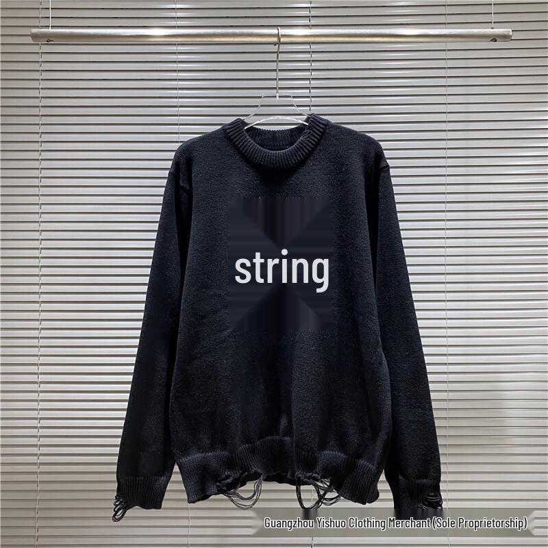 Unisex High-End Jiji Family Logo Mickey Embroidered Sweater