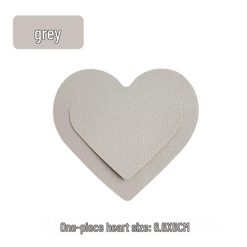 Customizable Heart-Shaped Leather Bookmark with PU Leather and Logo Personalization