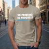 Cotton Printed Men's T-Shirt, Soft & Breathable O-Neck Short Sleeve Tee, Funny Casual Style T-Shirts