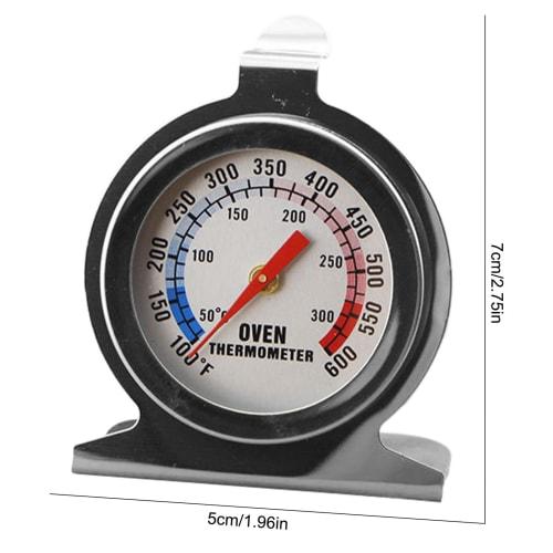 Oven Thermometer for Inside the Oven - Oven Thermometer | Oven Thermometer | Stainless Steel Oven Thermometer | Stable Base Temperature Measurement To