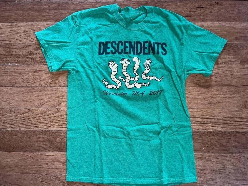 90s Descendents 2018 Tour Green Unisex T shirt vtg FN977 Unisex T-Shirt XXXL