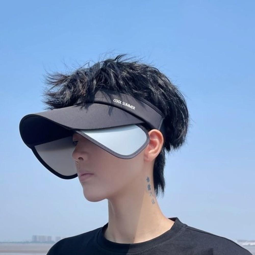 Lightweight Stretchable Brim Hat Adjustable Empty Top Sun Hat Sun Protection Hat  Summer Outdoor