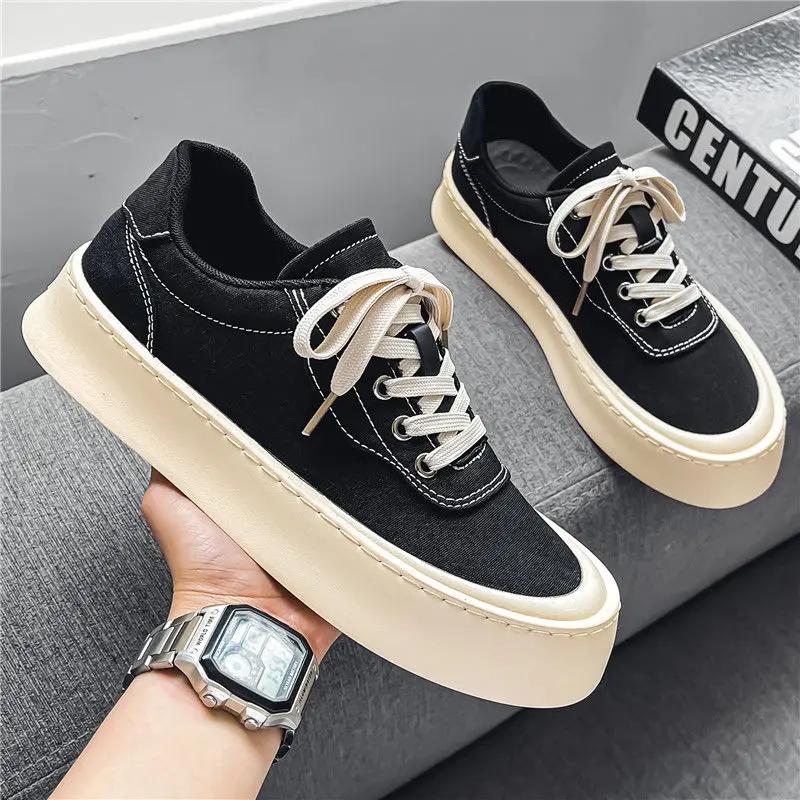 Sneakers Fashion 2024 Men's Casual Shoes Flat Male Shoe Leisure Hiking Designer Luxury Korean Style Offer Footwear Trends Trend