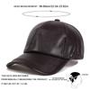 Women Solid Color Color Leather Baseball Caps Adjustable Casual Hats Spring And Autumn Outdoor Use Sunscreen Hat For Men And