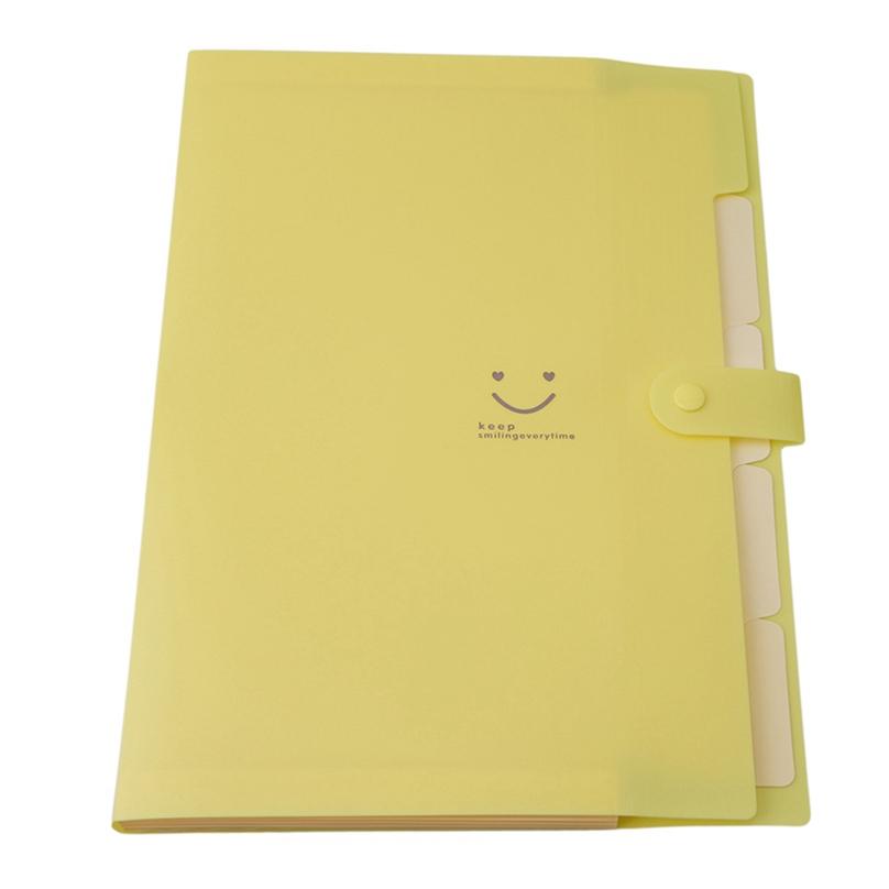 Office Stationery Carpetas File Folder 4 Layers Holder Expanding A4 Document Bag
