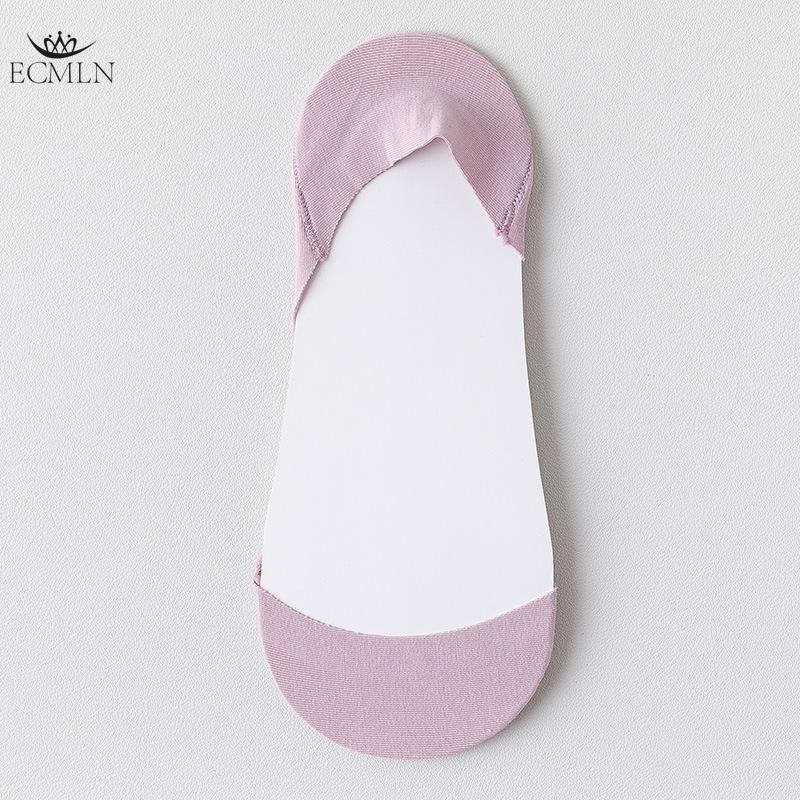 

Женские летние тонкие носки-лодочки Летние носки из искусственного шелка Короткие носки Для девочек Невидимые дышащие нескользящие носки One size фиолетовый