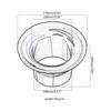 Bass Drum Enhancer Loudspeaker Drum Amplifier with Port Hole Protector Drum Kick Loudspeaker Drum Accessory Easy to Use