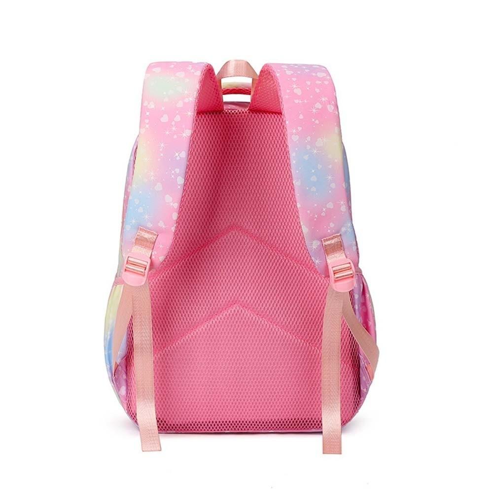 Daypack Three-piece School Bag Set Large Capacity Students School Bag Nylon Backpack Outdoor