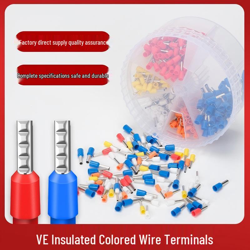 Round Tube VE Terminal Storage Box for Quick Wiring and Cold Pressed Ferrules