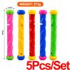 Underwater Grabbing Toys Diving Pool Toys Kids Swimming Training Summer Water Play Kit Diving Stick Seahorse Seaweed Fish Bone