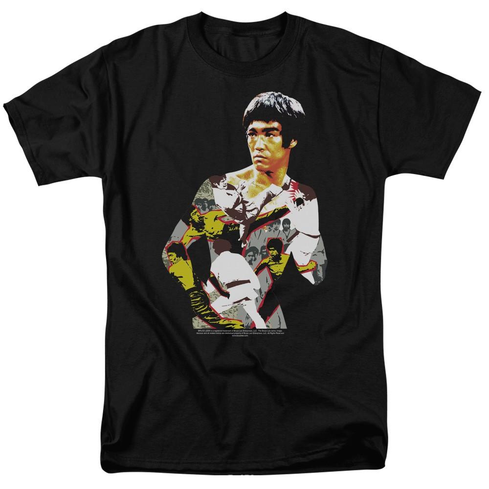 Bruce Lee Body Of Action Licensed Adult T-Shirt