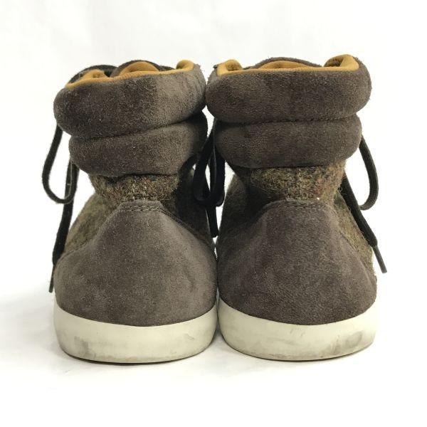 Clarks Harris Tweed short boots 8.5G 27 brown(USED)