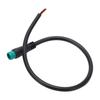 5 Pin Male E Bike Extension Cable 0.8 Feet IP65 Waterproof Portable Instrument Extension Cord for E Scooters AC 200V