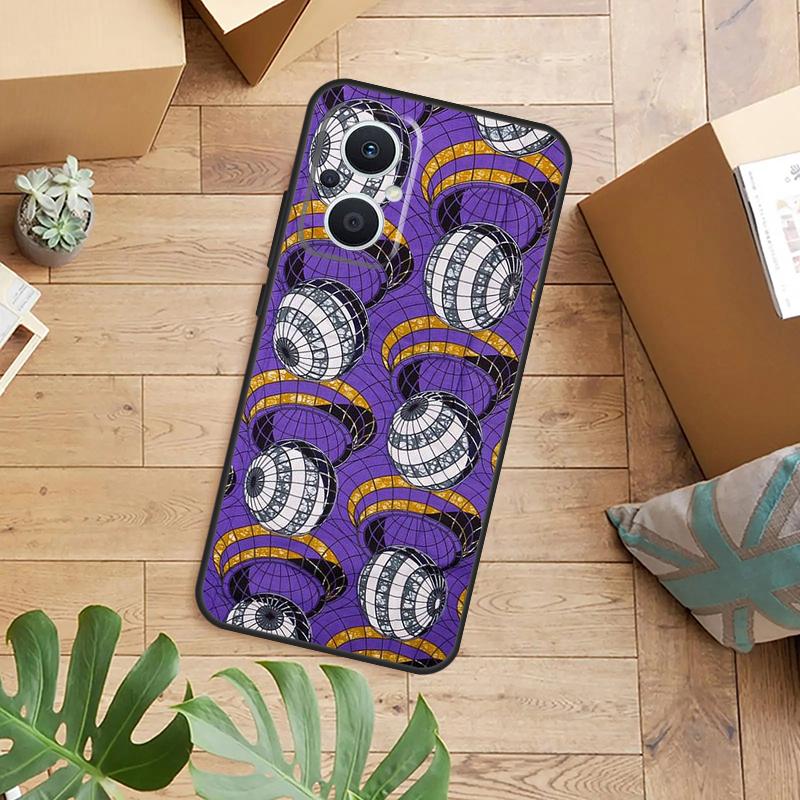 African Prints Fabric Phone Case For OPPO Reno 14 13 12 11 F 10 Pro 8T 7 8 Lite OPPO Find X8 X6 X5 X9 Pro Cover