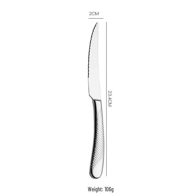 Zhaoran Gold Stainless Steel Western Cutlery Set