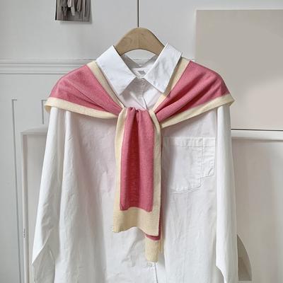 Graceful Scarf Shawl For Women Winter False Collar Scarfs for Women Wrap for Women Shawl Collar Scarf Knitted