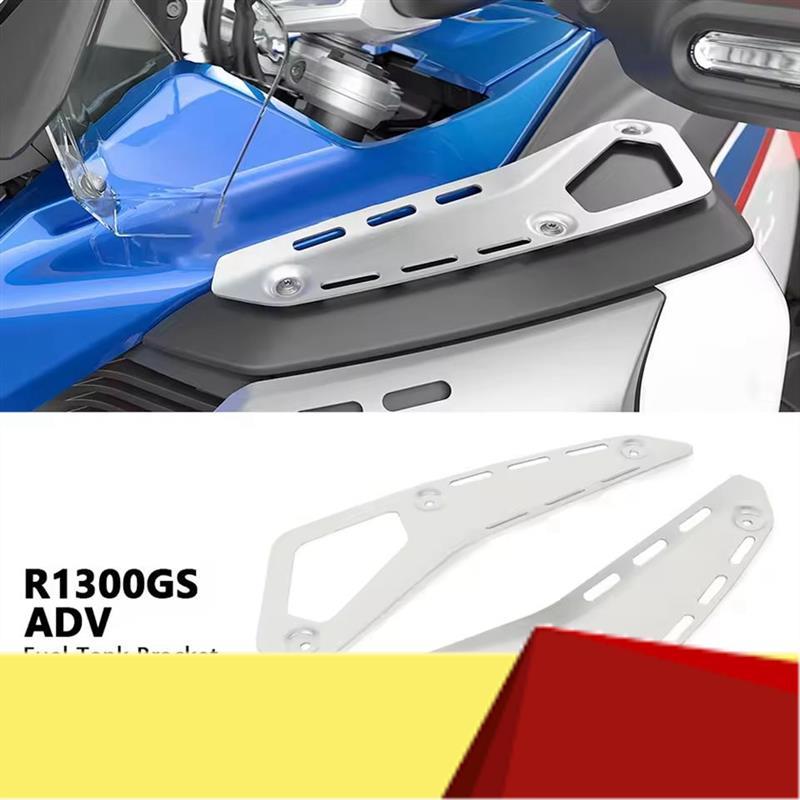 Motorcycle Fuel Tank Cover Fuel Tank Cover For BMW R1300GS ADV Side Tank Rack Motorcycle Accessories Silver-M53K