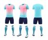 Custom Kids Sports Uniforms Football Kit Soccer Suits Black Green Football Club Jersey Set Soccer Wear Soccer Jersey for Men