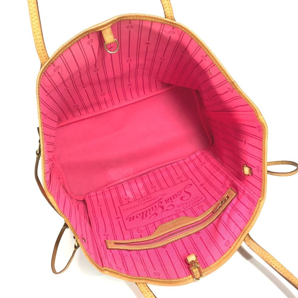 Louis Vuitton  M48613 Monogram Rose Neverfull MM Shoulder Bag Tote Bag