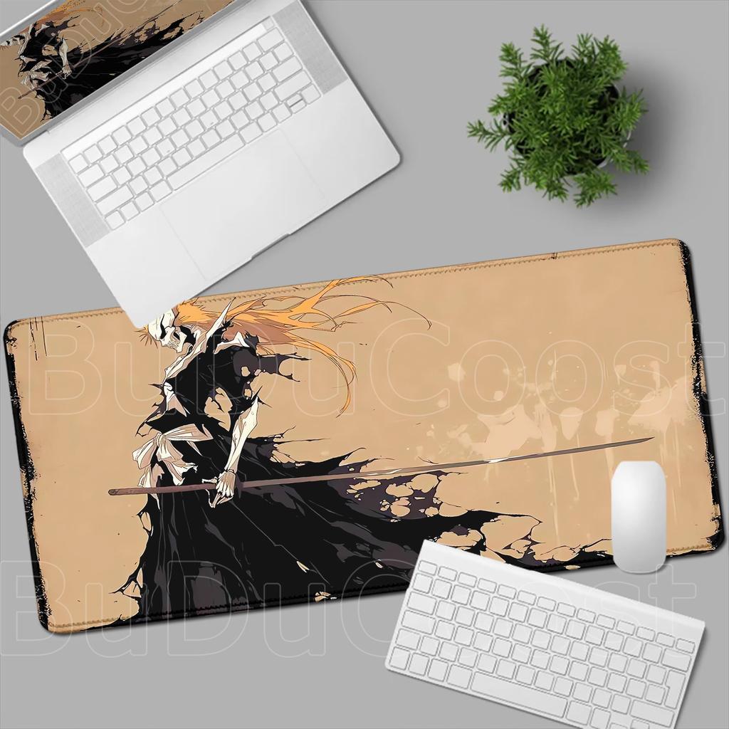 New Hot Cool Anime Bleach Mouse Pad XXL Large Mousepad Manga Laptop Office Rubber Soft Table Pc Gaming HD Printing Non-Slip Mat