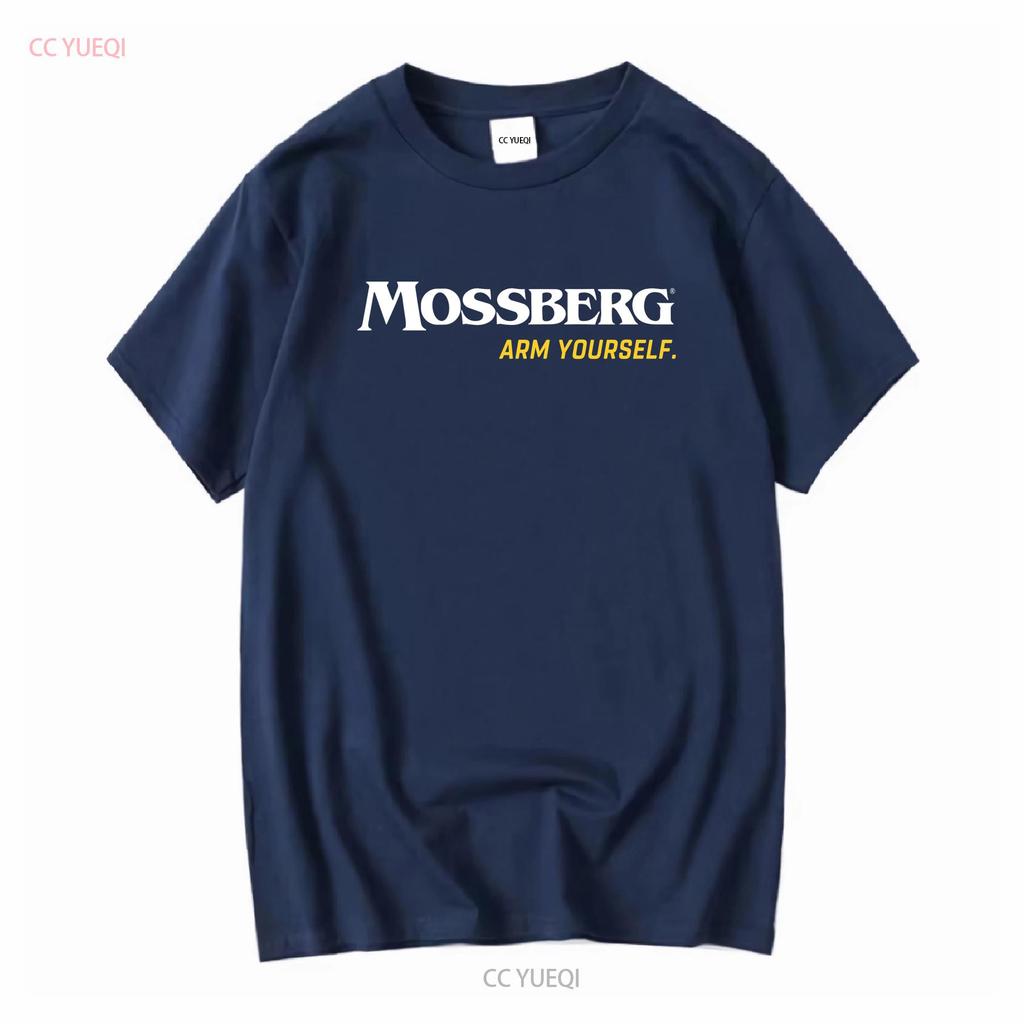 New T Shirt Mossberg Guns Firearms Logo Cotton Men's S To 5XL Long or Short Sleeves Vintage Washed Top For Everyday Wear