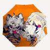 1pc Outdoor Umbrella with Anime Character Design - Automatic Opening/Closing, Portable 3-Fold Design, 8-Bone Iron Frame - Perfect Gift for Fans,