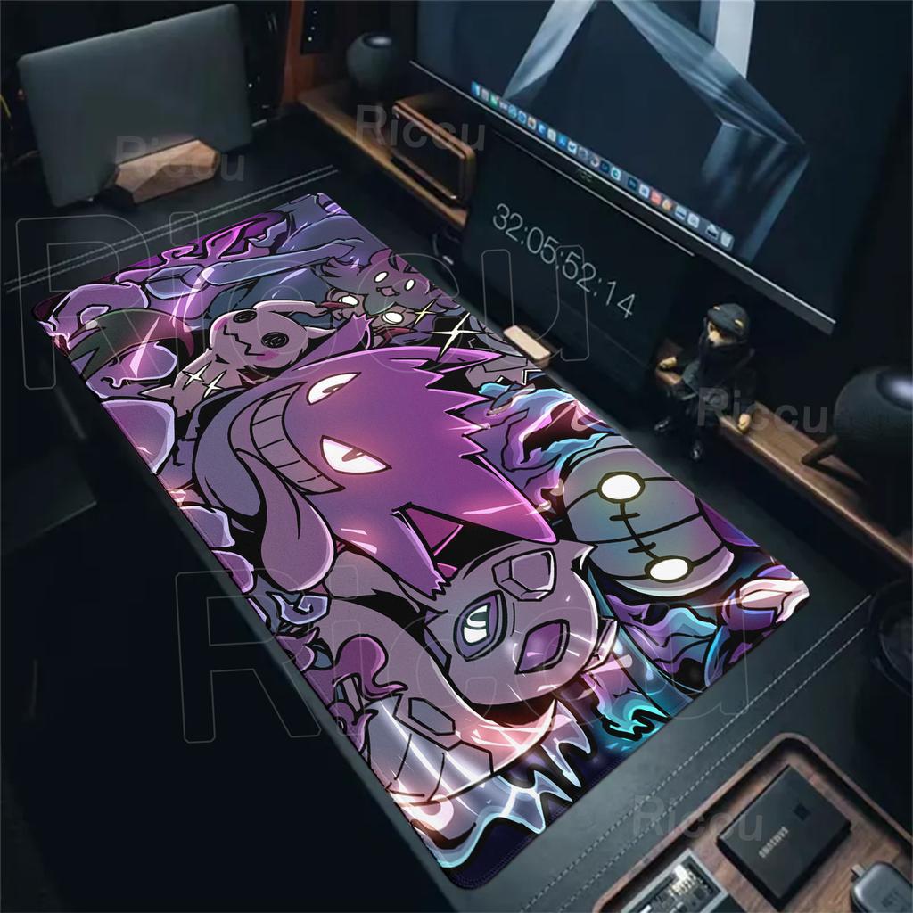 Anime Mousepad G-gengar Computer Laptop Keyboard Mouse Pad Gamer Accessories Decoracion Desk Mat Pokemon Large Gaming Mousemat
