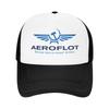 Aeroflot Russische Luftfahrt Pilot Luft- und Raumfahrt Lässige Sonnenhüte Für Weiblich Männlich Frühling Outdoor Sport Baseballkappe Angepasste Retro-Hüte