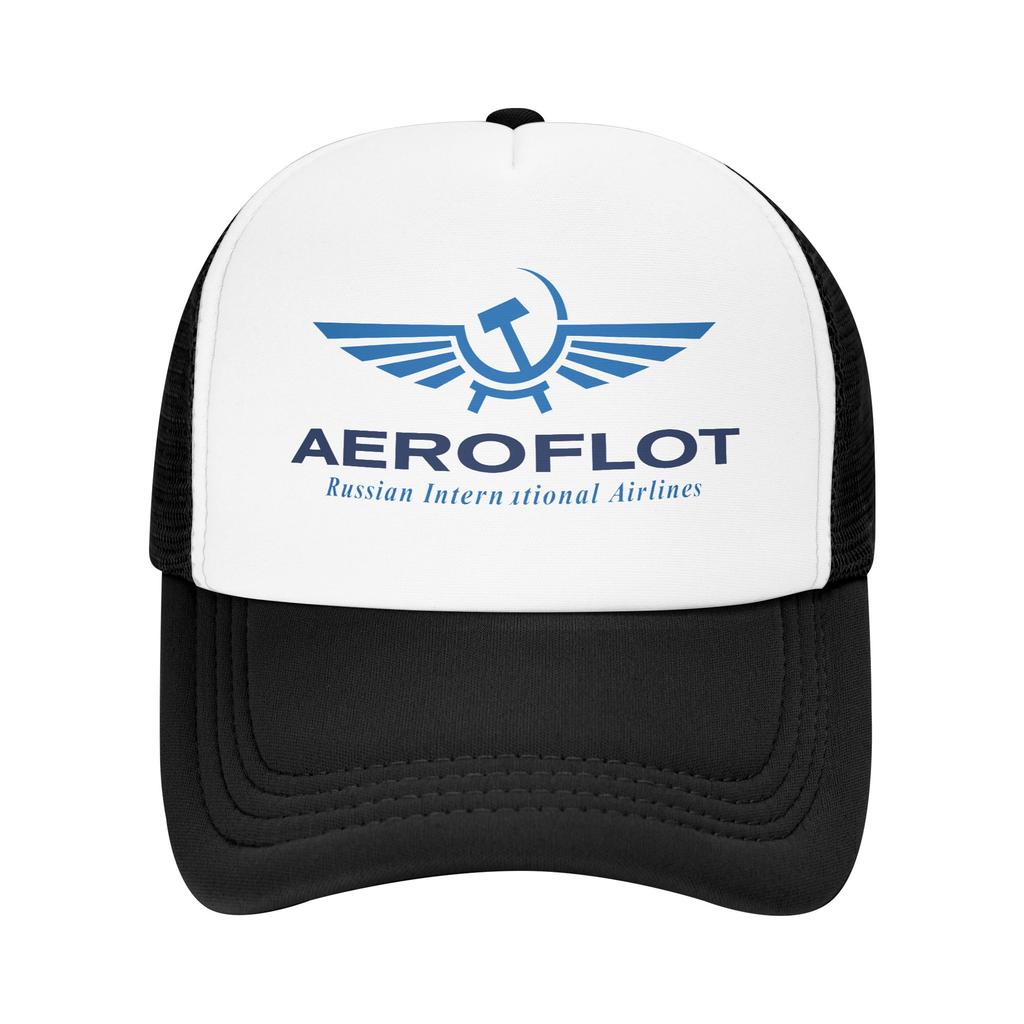 Aeroflot Aviation Russe Pilote Aerospace Casual Sun Hats For Female Male Spring Outdoor Sport Baseball Cap Fitted Retro Hats