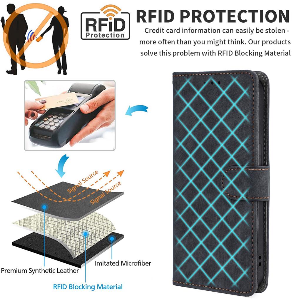 For Sony Xperia 10 III 5G Case Flip Leather Phone Cover with RFID Blocking Wallet