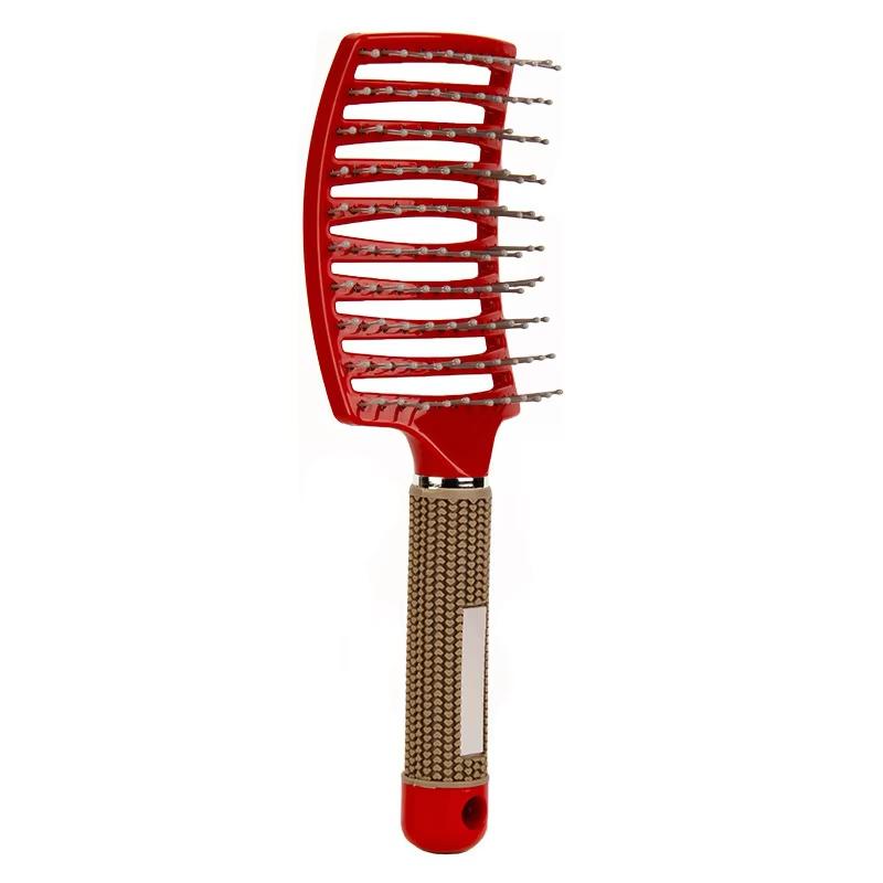 High Quality Multi Colors Hair Brush Scalp Massage Comb Hairbrush for Salon Hairdressing Styling Tools