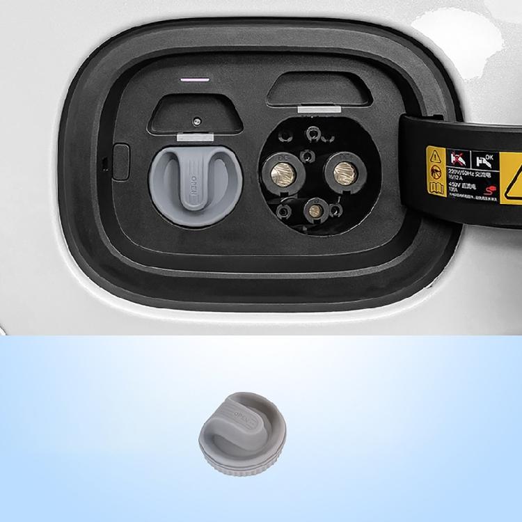 Electric Car Charger Port Waterproof Protective Cover, Magnetic Seal Suitable for Rain Dust Protection, High Visibility