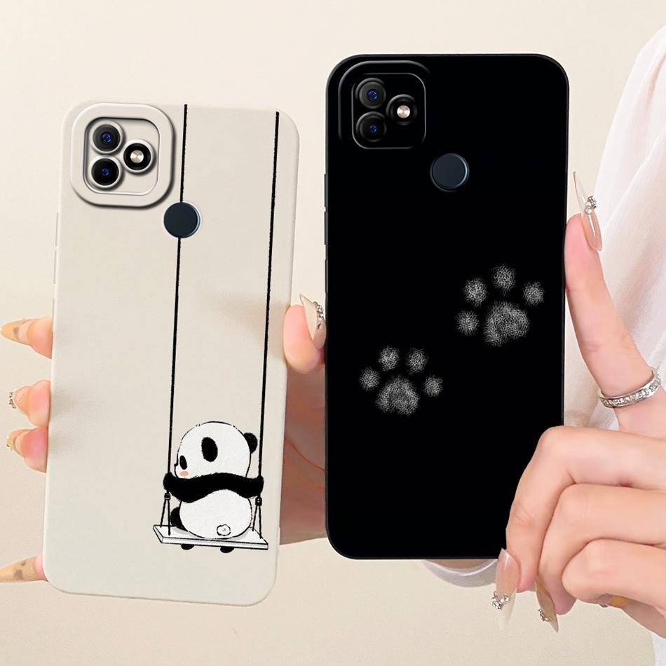 For Itel Vision 1 / P36 / Vision 1 Plus / Itel P36 Play L6005 Fashion Dusk Beach Painting Phone Case Soft Silicone Cover Bumpers