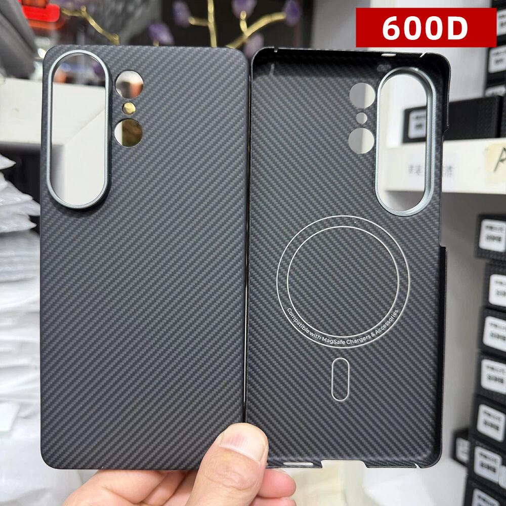 Für Magsafe Hülle für Samsung Galaxy S26/S26+ S26 Ultra Echte Kohlefaser Aramidfaser Magnetische Abdeckung für Galaxy S26Ultra Hülle Capa